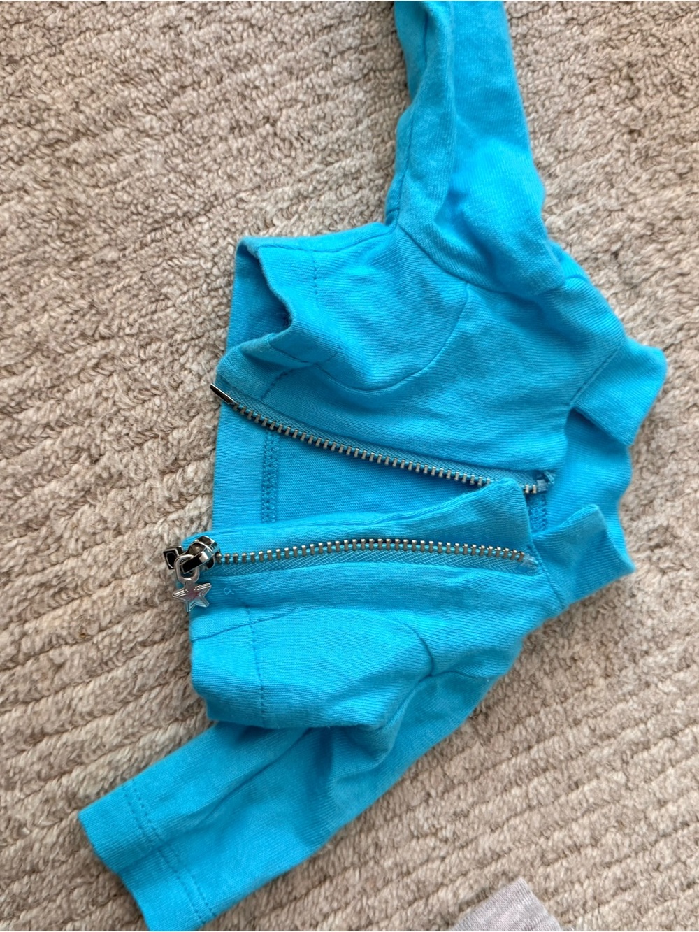 American Girl Turquoise Doll Hoodie